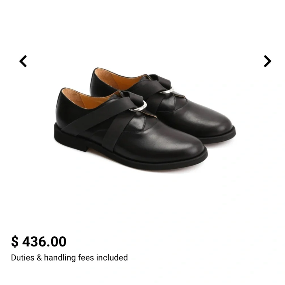 NWT MM6 Maison Margiela Elastic Strap Derby Oxfords - Size 40
